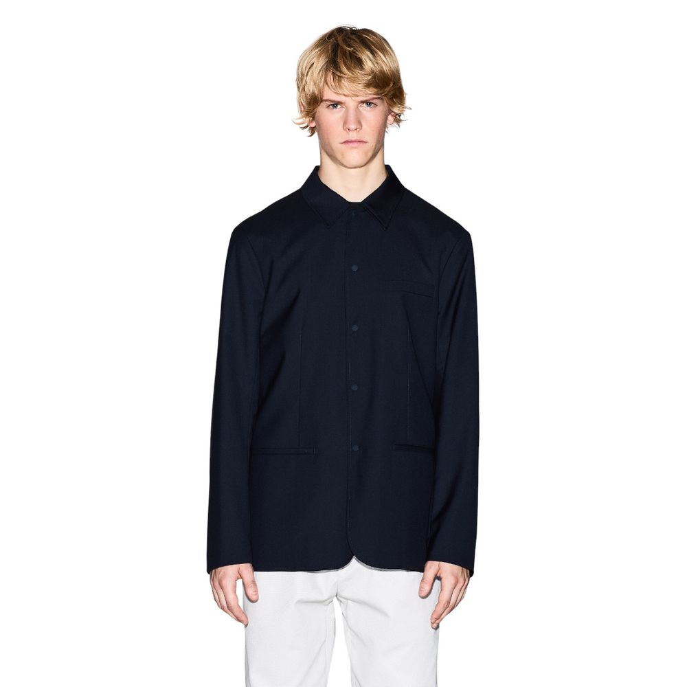 Armani Exchange, blazer noir en polyester