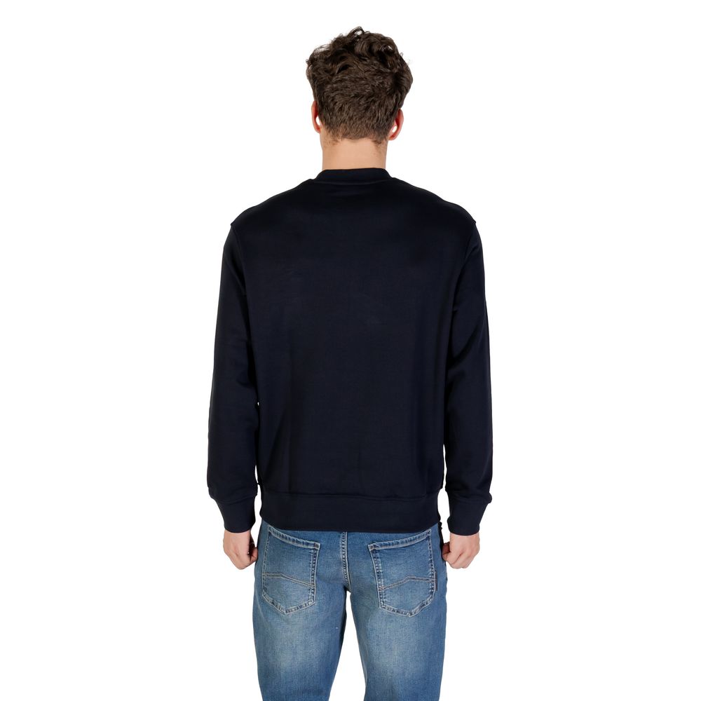 Sweat-shirt en coton bleu Armani Exchange