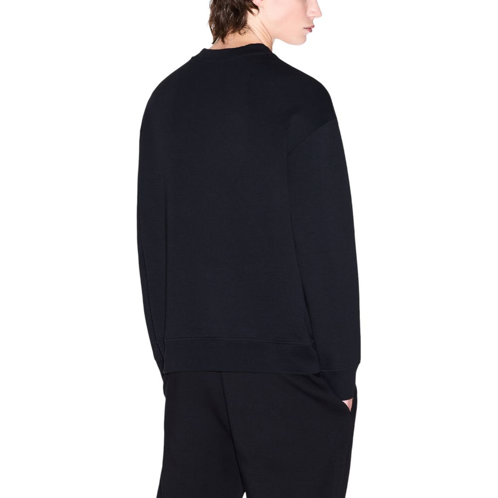 Sweat-shirt Armani Exchange en coton noir