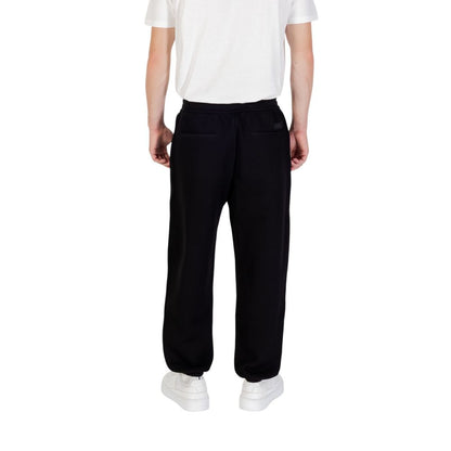 Pantalon de jogging Armani Exchange noir en coton (pantalon d'entraînement)