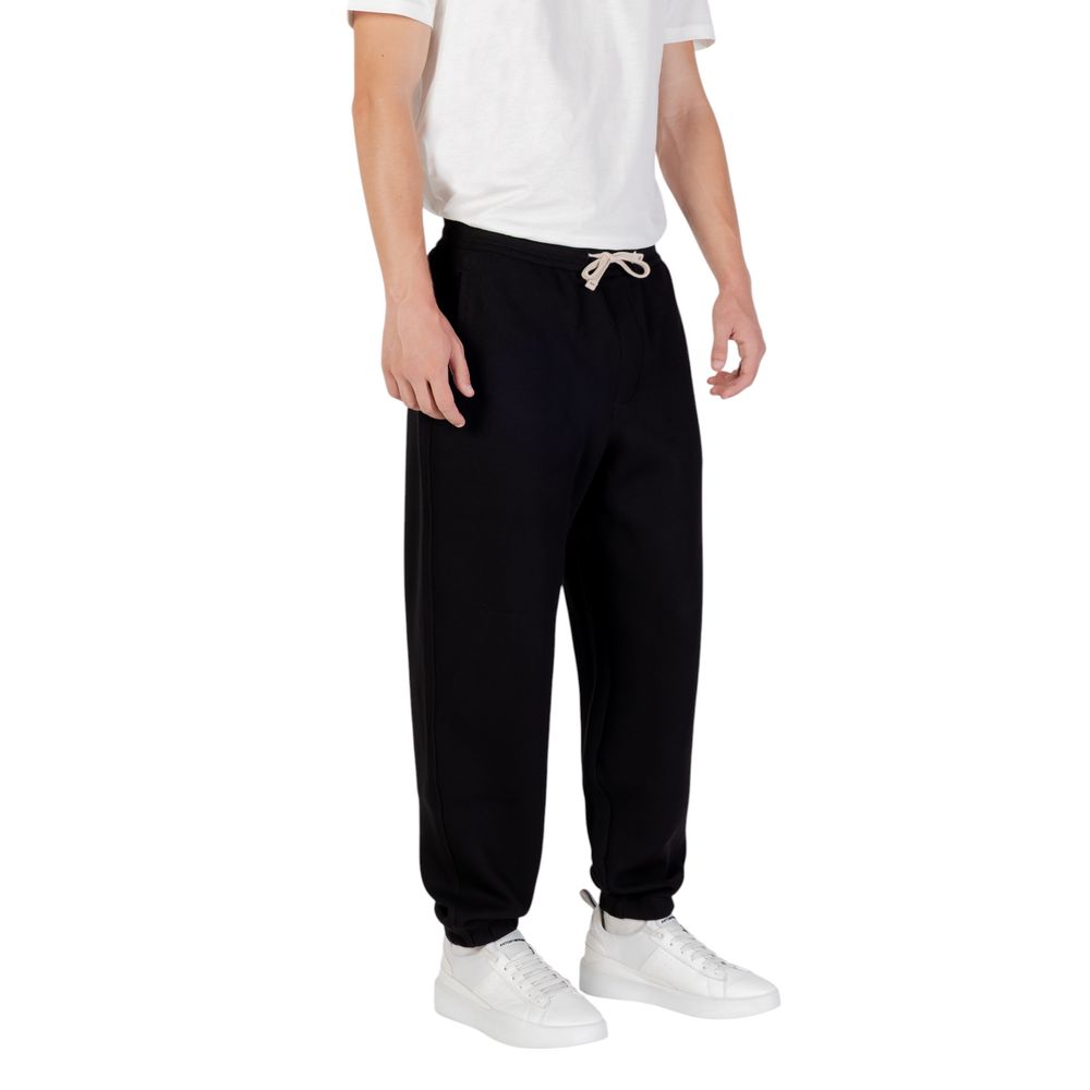 Pantalon de jogging Armani Exchange noir en coton (pantalon d'entraînement)