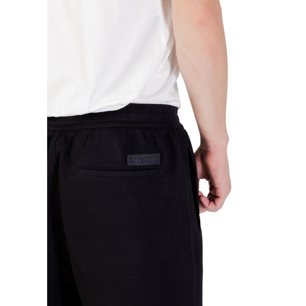 Pantalon de jogging Armani Exchange noir en coton (pantalon d'entraînement)