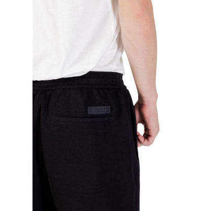 Pantalon de jogging Armani Exchange noir en coton (pantalon d'entraînement)