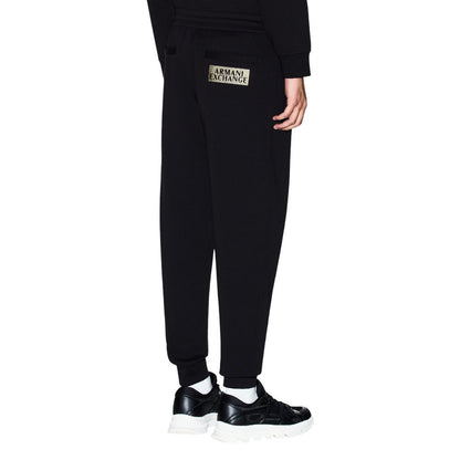 Pantalon de jogging bicolore en coton Armani Exchange