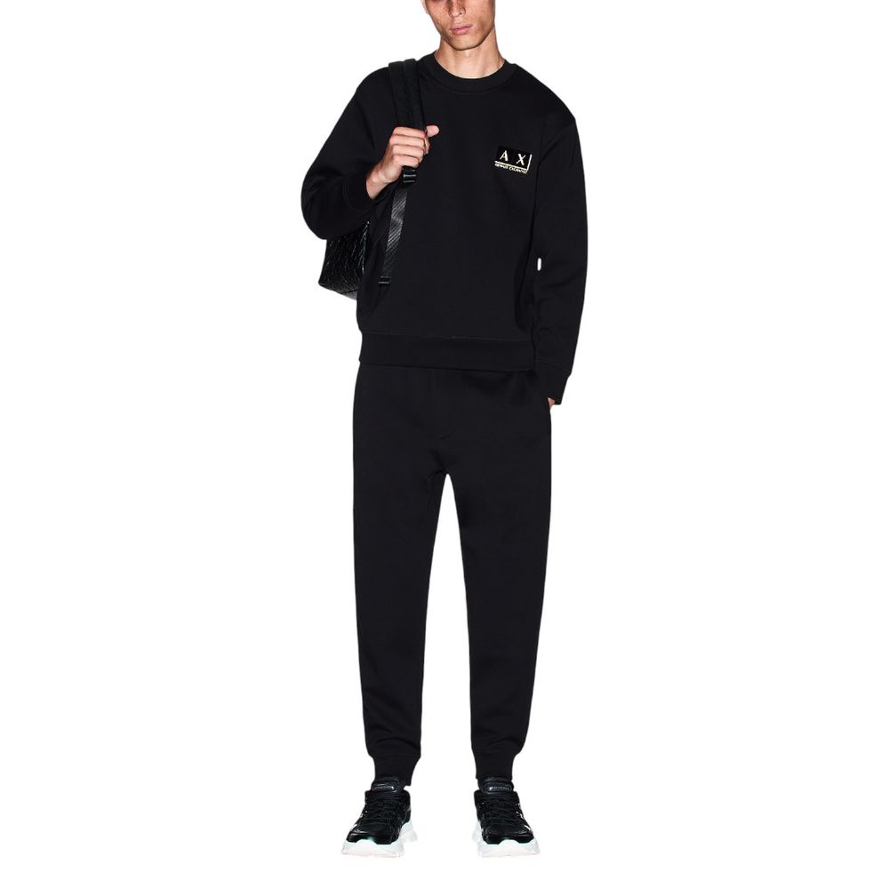 Pantalon de jogging bicolore en coton Armani Exchange