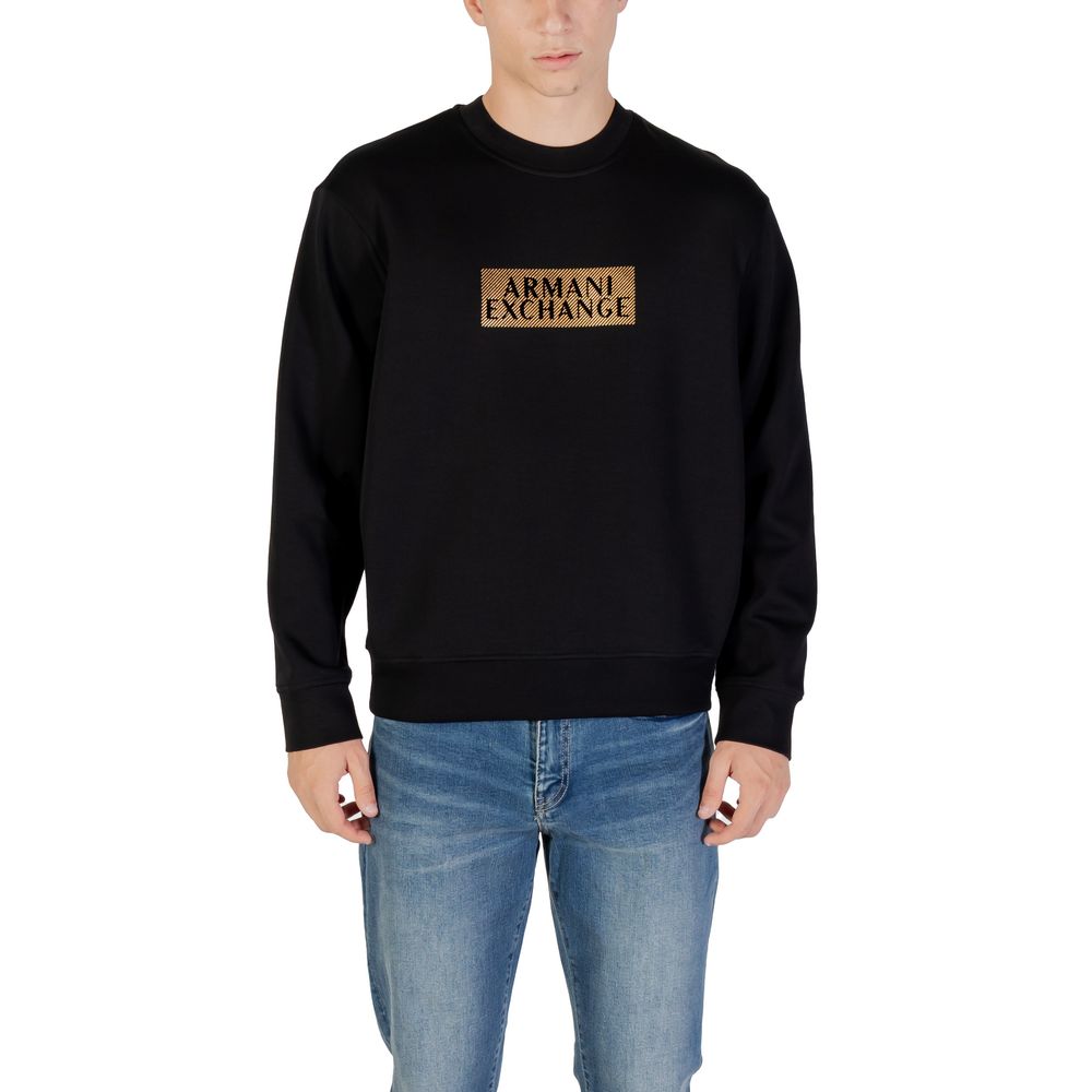 Sweat-shirt bicolore en coton Armani Exchange