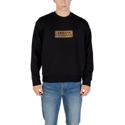 Sweat-shirt bicolore en coton Armani Exchange