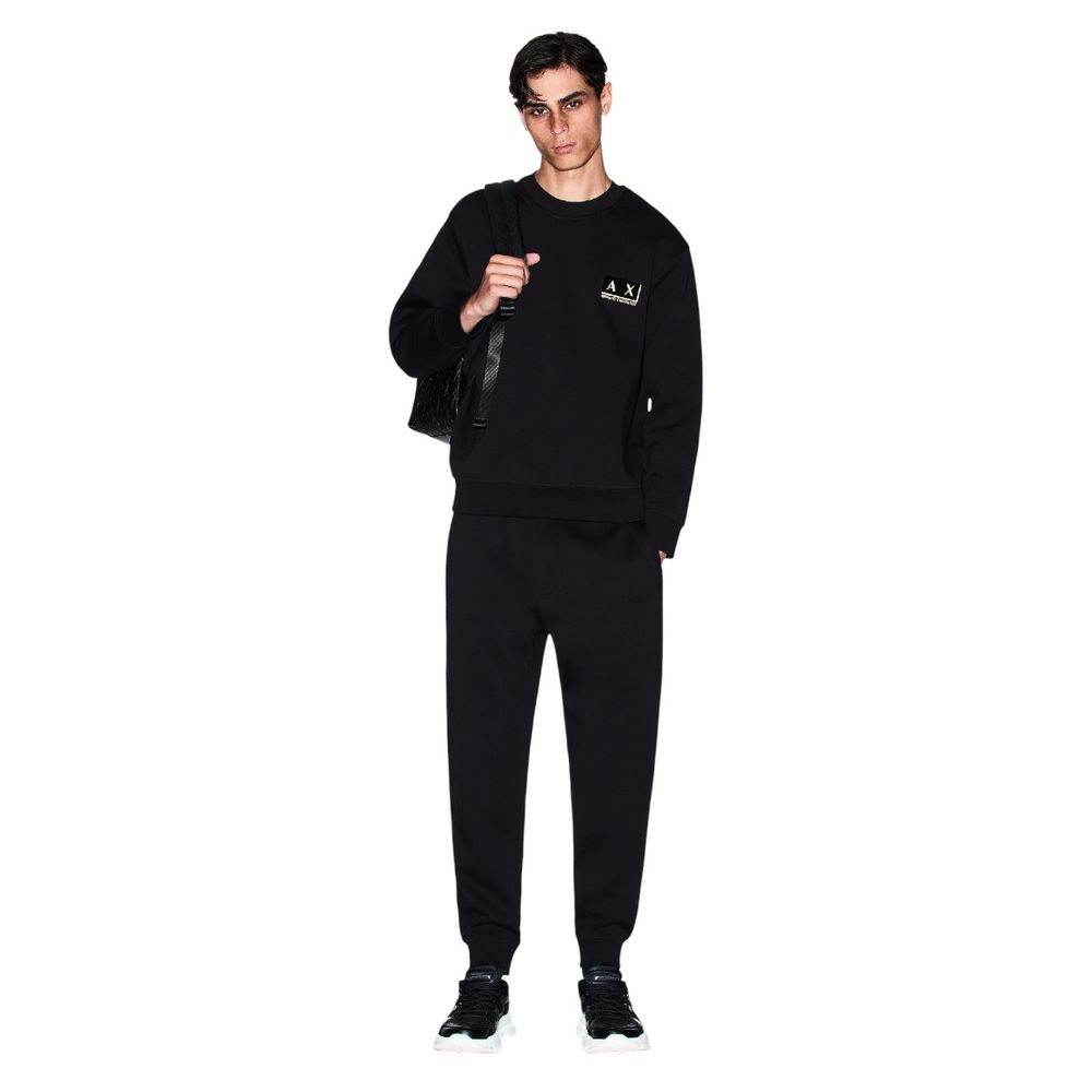 Pantalon de jogging bicolore en coton Armani Exchange