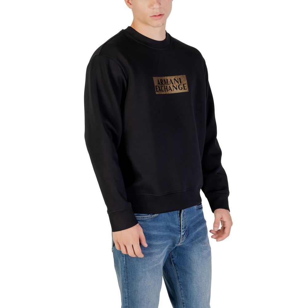 Sweat-shirt bicolore en coton Armani Exchange