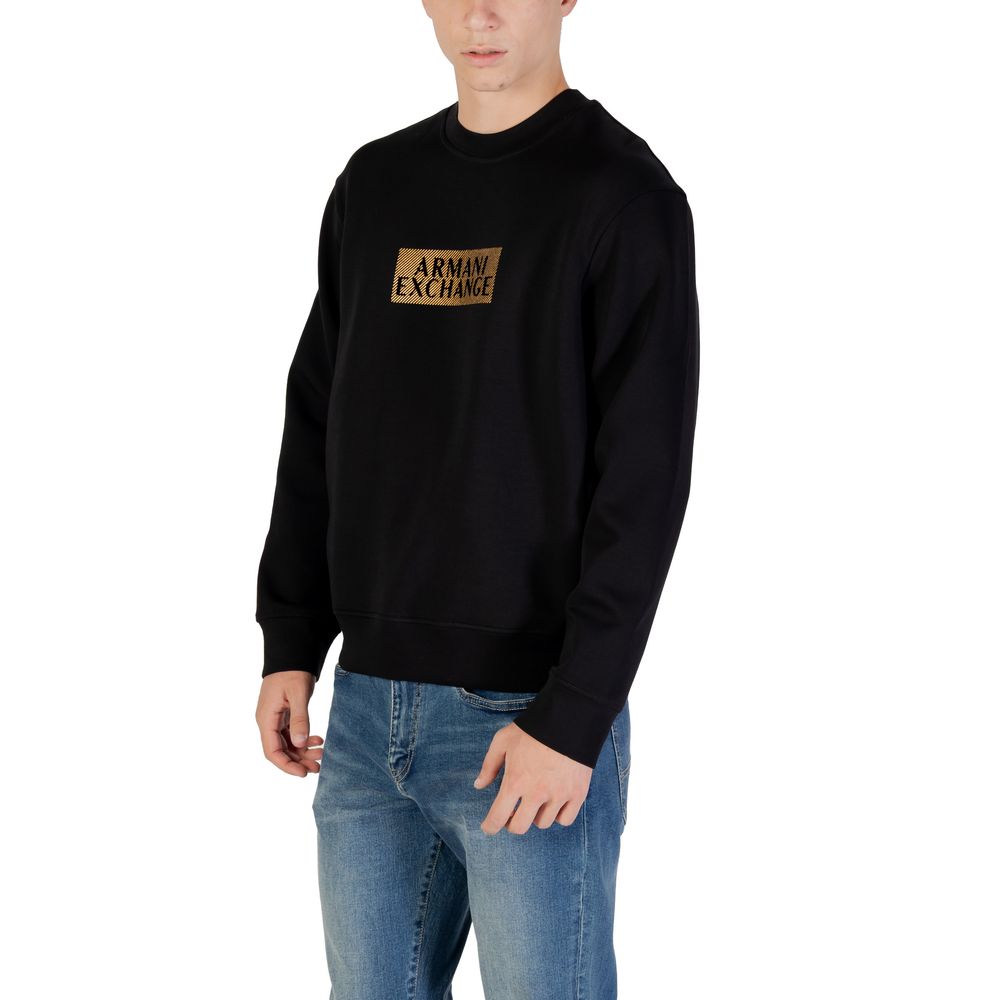 Sweat-shirt bicolore en coton Armani Exchange