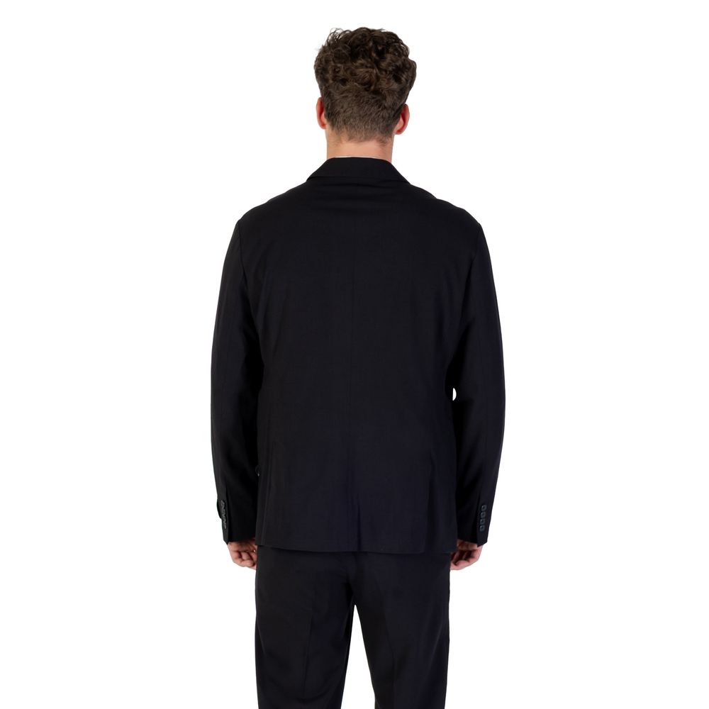 Blazer noir en lyocell Armani Exchange