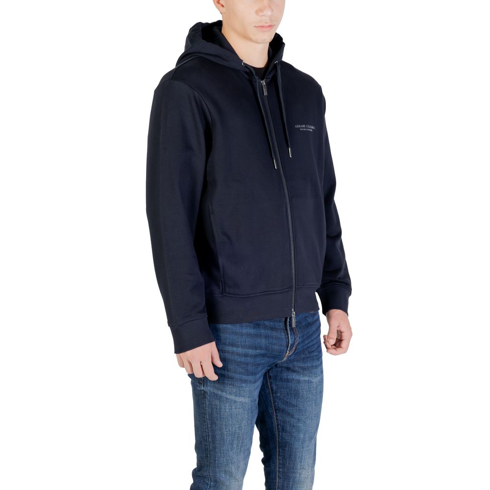 Sweat à capuche Armani Exchange en coton bleu