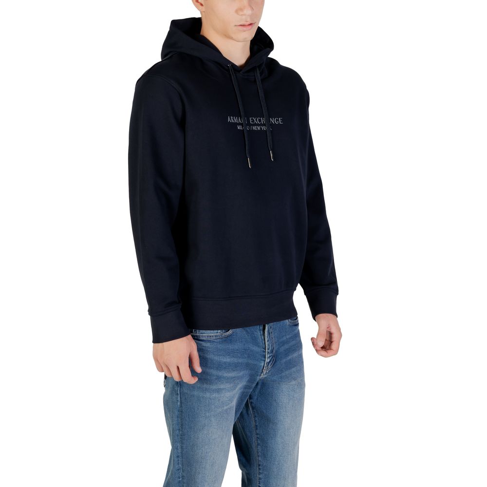 Sweat à capuche Armani Exchange en coton bleu