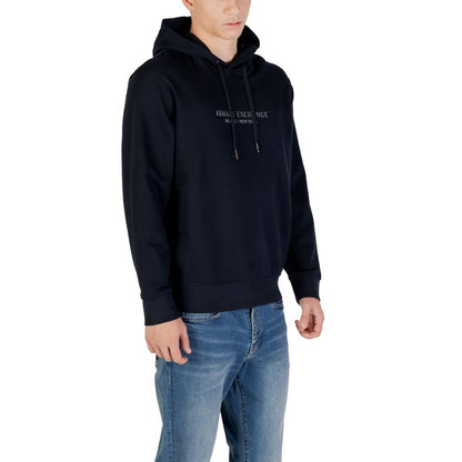 Sweat à capuche Armani Exchange en coton bleu