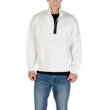 Sweat-shirt en coton crème Armani Exchange