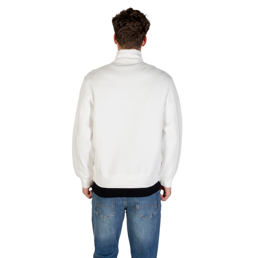 Sweat-shirt en coton crème Armani Exchange