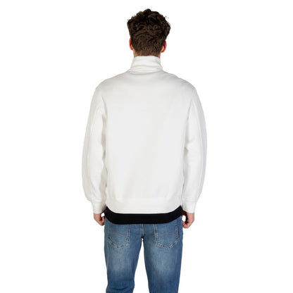 Sweat-shirt en coton crème Armani Exchange