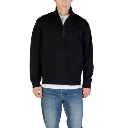 Sweat-shirt en coton noir Armani Exchange