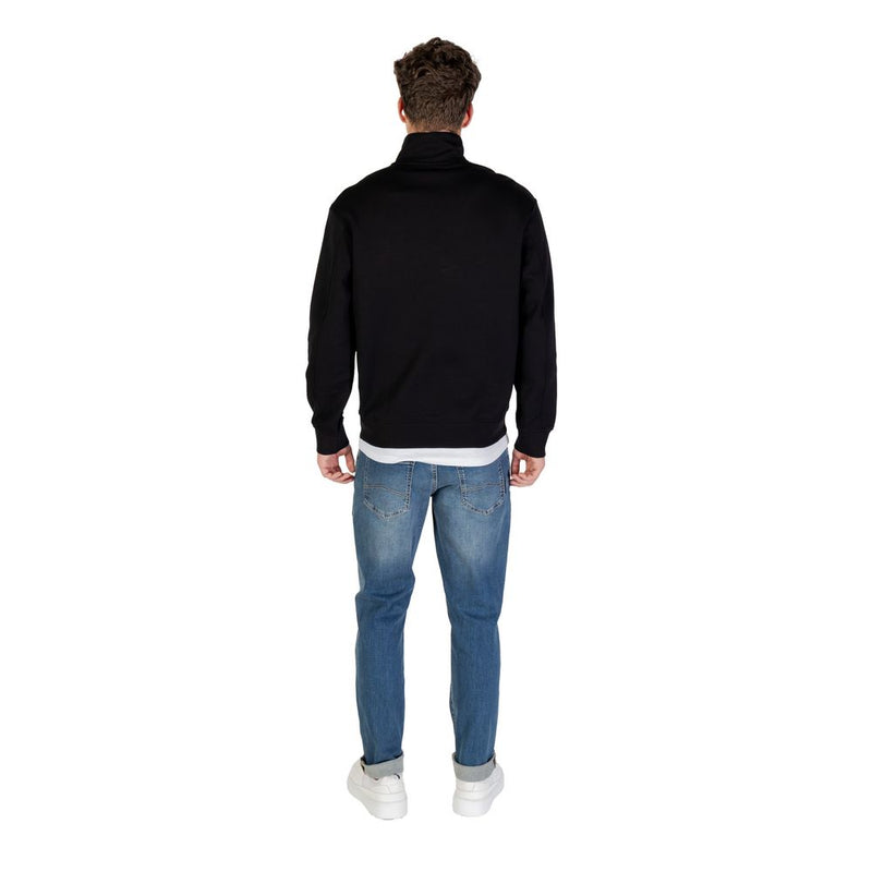 Armani Exchange Black Cotton Sweatshirt