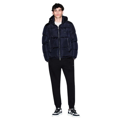 Jogging en coton noir Armani Exchange (pantalon d'entraînement)
