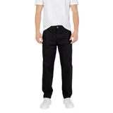 Pantalon skinny en coton noir Armani Exchange