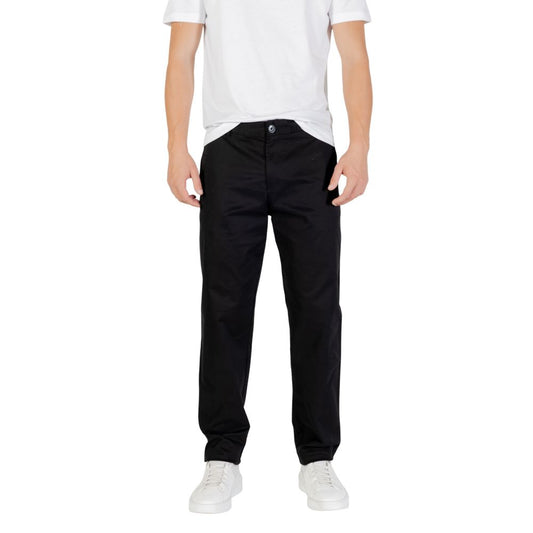 Pantalon skinny en coton noir Armani Exchange