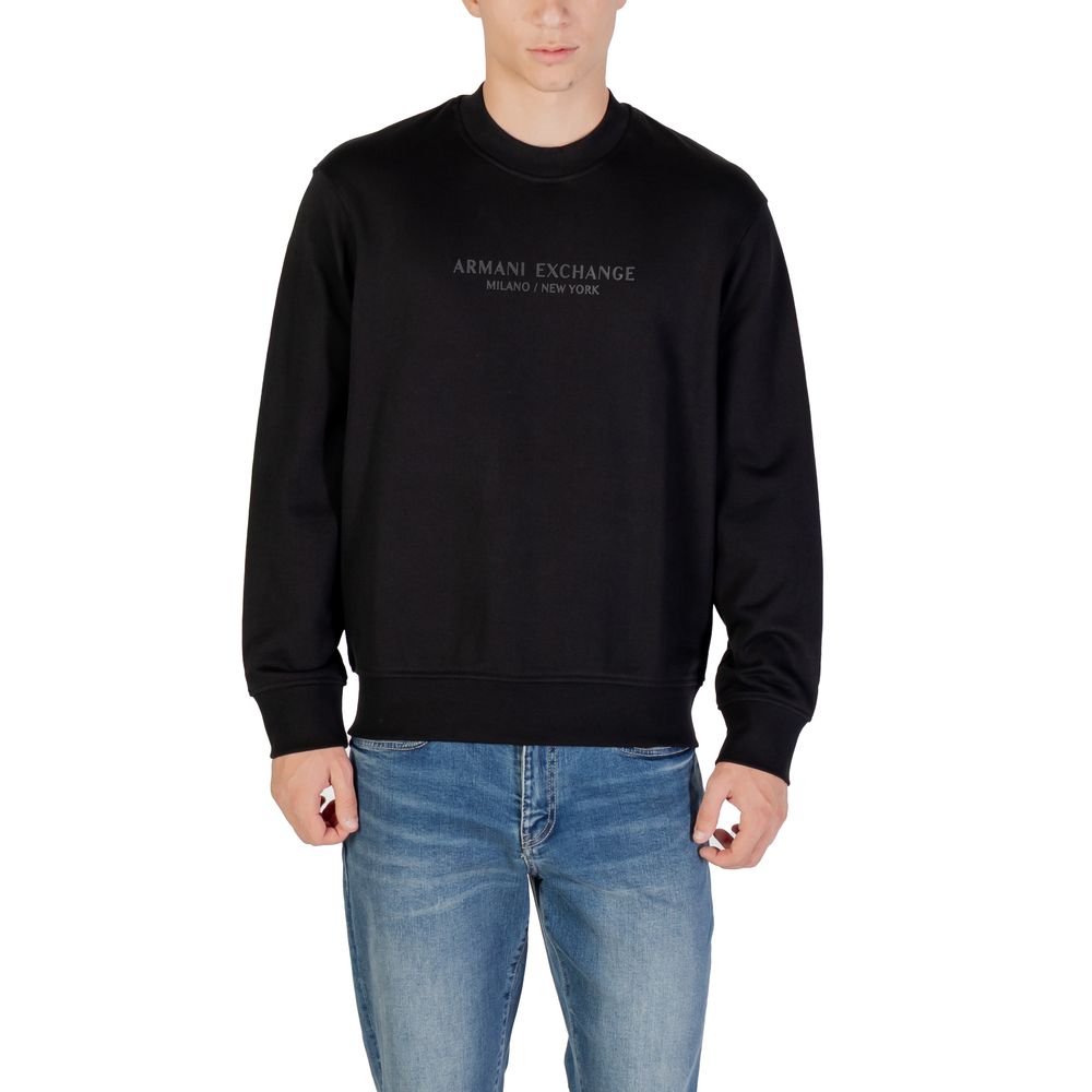 Sweat-shirt Armani Exchange en coton noir