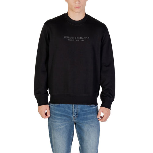 Sweat-shirt Armani Exchange en coton noir