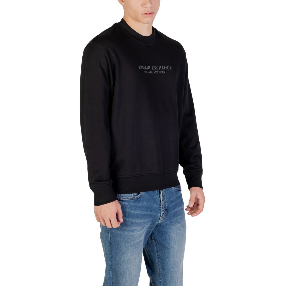 Sweat-shirt Armani Exchange en coton noir