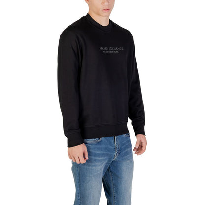Sweat-shirt Armani Exchange en coton noir