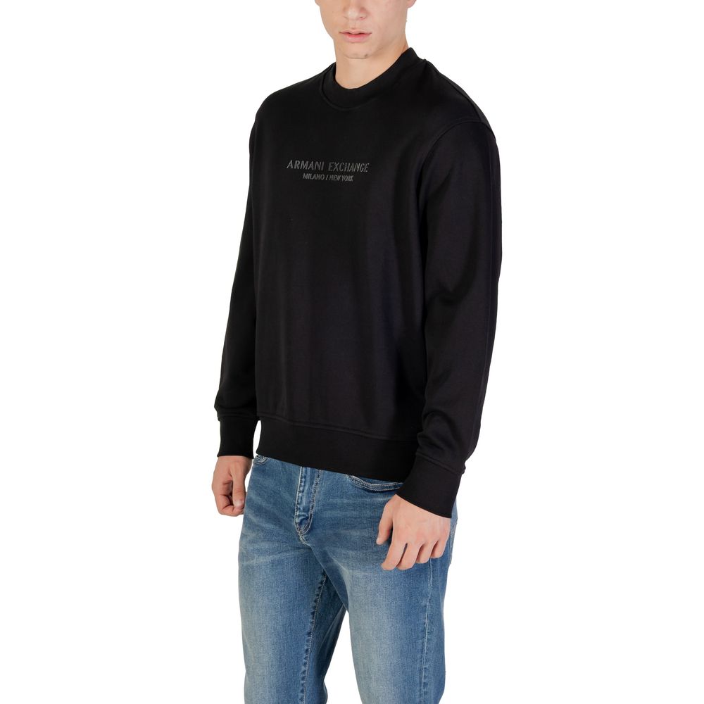 Sweat-shirt Armani Exchange en coton noir
