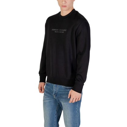 Sweat-shirt Armani Exchange en coton noir