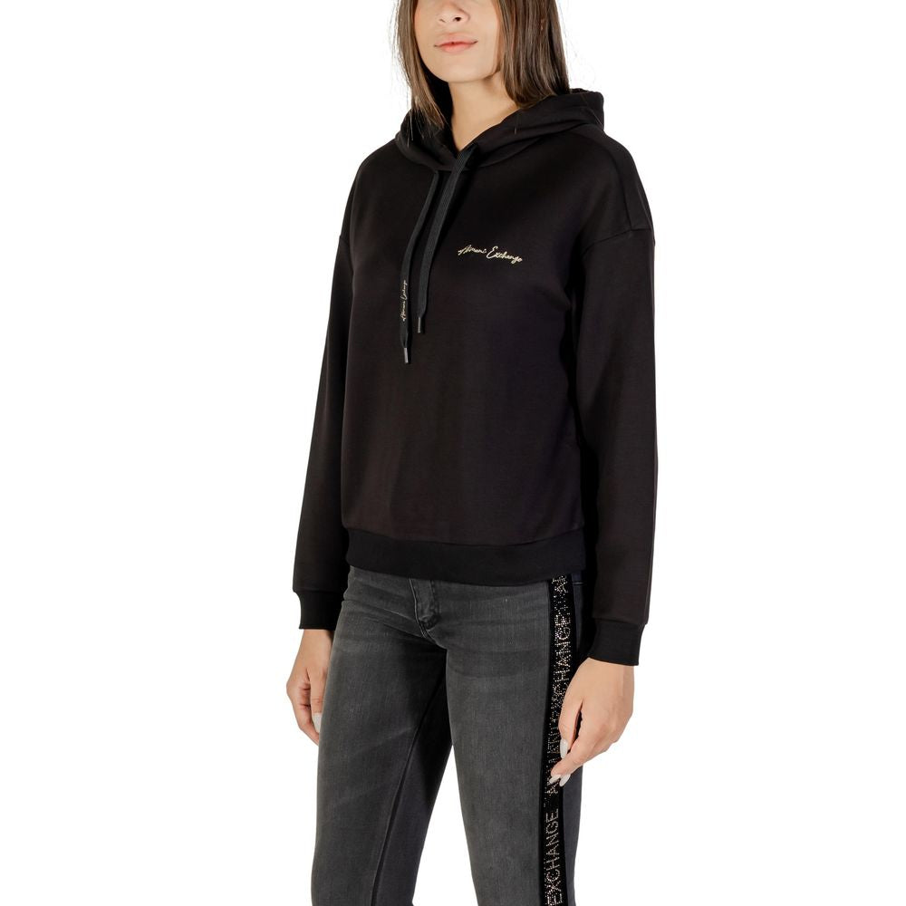 Hoodie Bicolore en Viscose pour Femmes - Armani Exchange