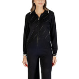Liu Jo Black And White Viscose Cardigan for Women