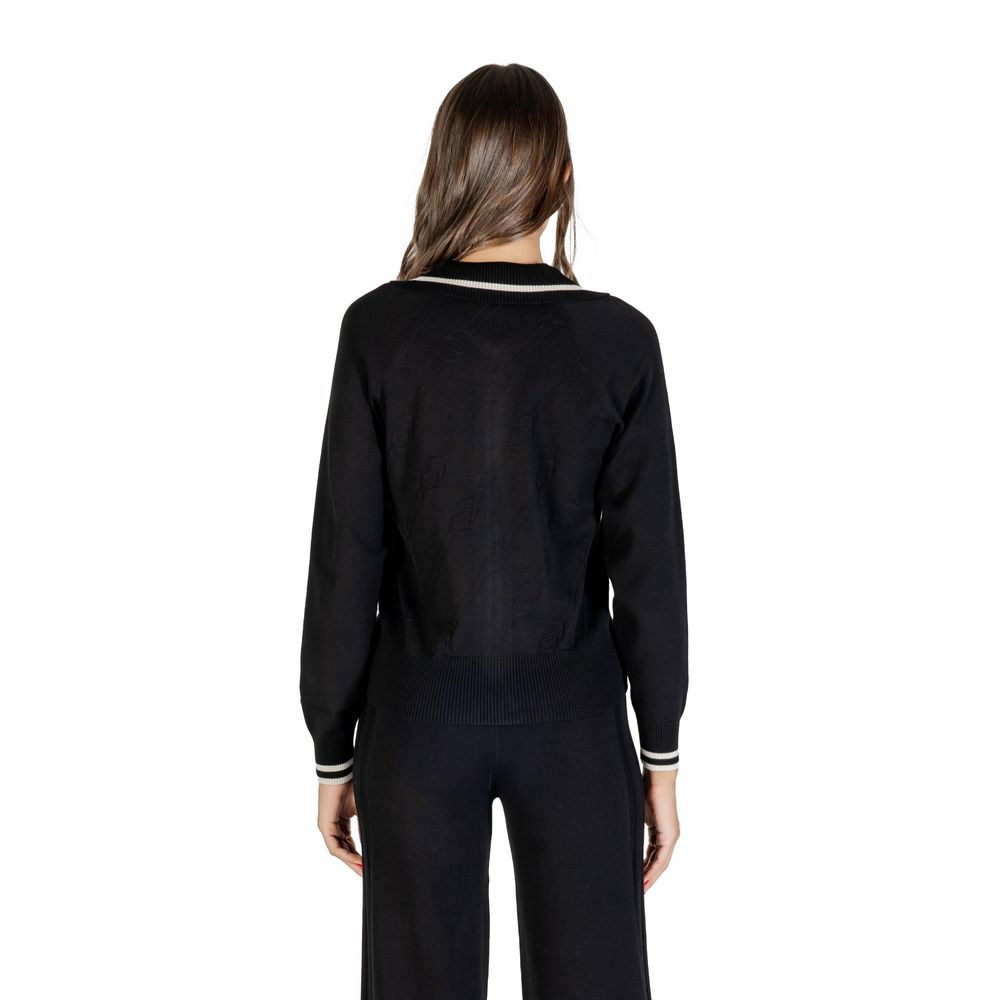 Liu Jo Black And White Viscose Cardigan for Women