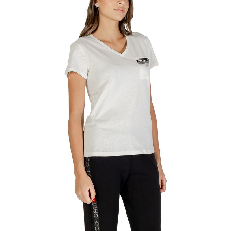 Liu Jo ECS T-Shirt M/C TF5167 JS923 - White Cotton for Women