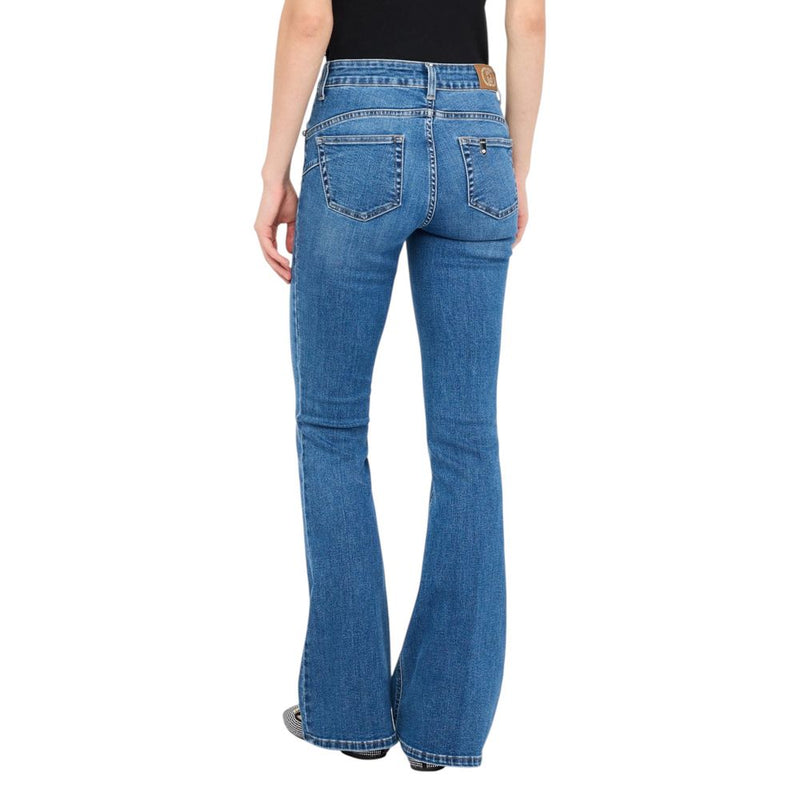 Liu Jo Blue Cotton Bootcut Jeans for Women - Stylish & Comfortable