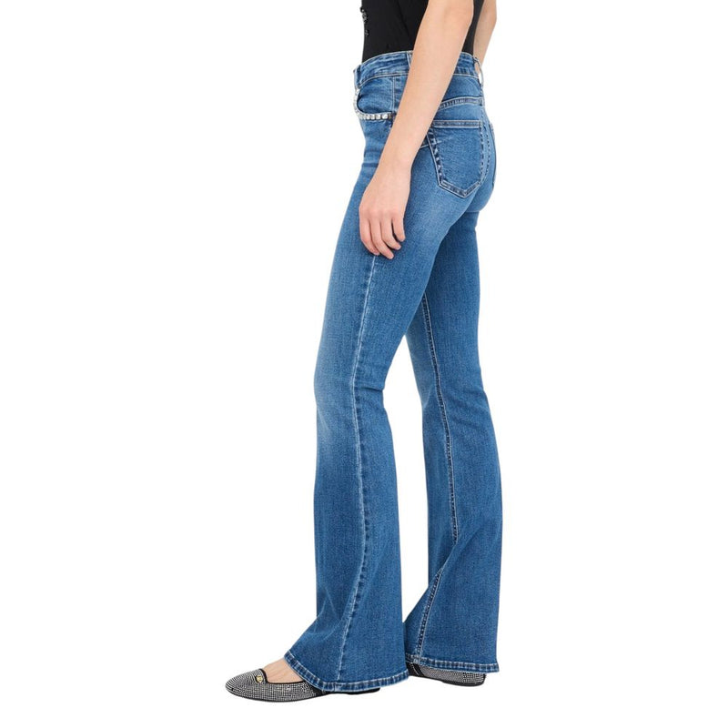 Liu Jo Blue Cotton Bootcut Jeans for Women - Stylish & Comfortable