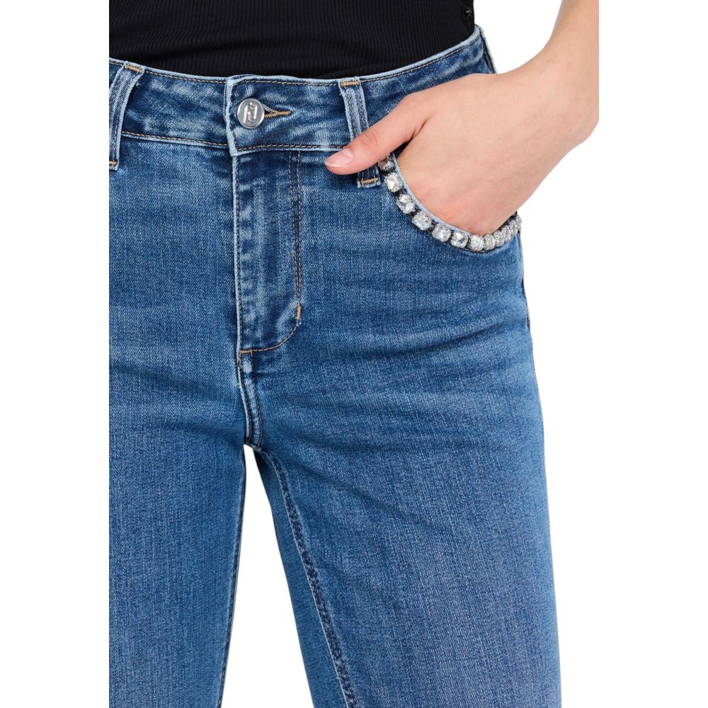 Liu Jo Blue Cotton Bootcut Jeans for Women - Stylish & Comfortable