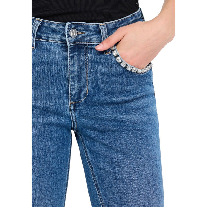 Liu Jo Blue Cotton Bootcut Jeans for Women - Stylish & Comfortable