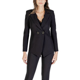 Rinascimento CFC0125441003 Blazer Noir en Polyester pour Femmes