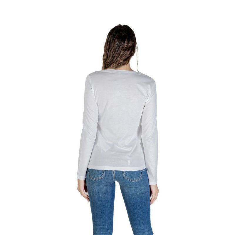 Liu Jo Bicolor Cotton Long Sleeve T-Shirt for Women