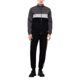 EA7 Emporio Armani Black Cotton Sweatsuit for Men