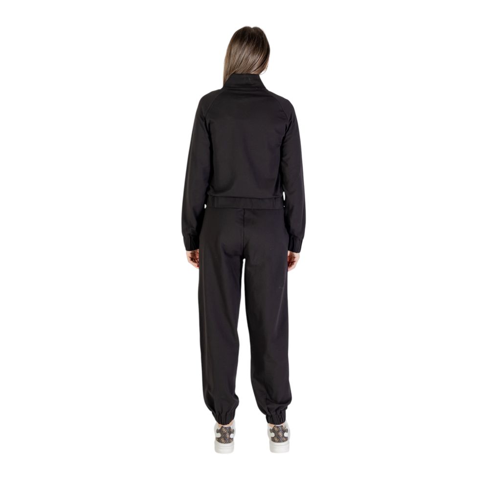EA7 Emporio Armani Black Cotton Tracksuit for Women