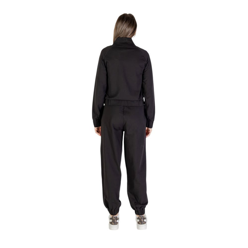EA7 Emporio Armani Black Cotton Tracksuit for Women