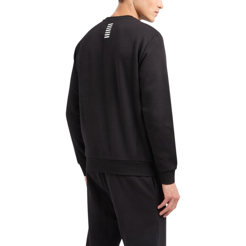 EA7 Emporio Armani zwart katoenen sweatshirt