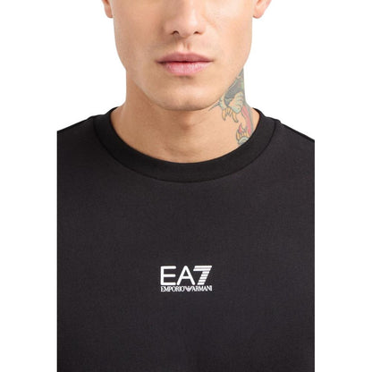 EA7 Emporio Armani zwart katoenen sweatshirt