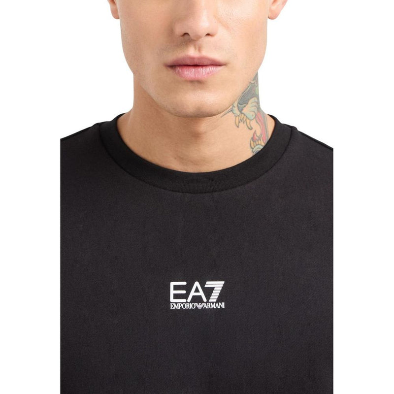EA7 Emporio Armani zwart katoenen sweatshirt
