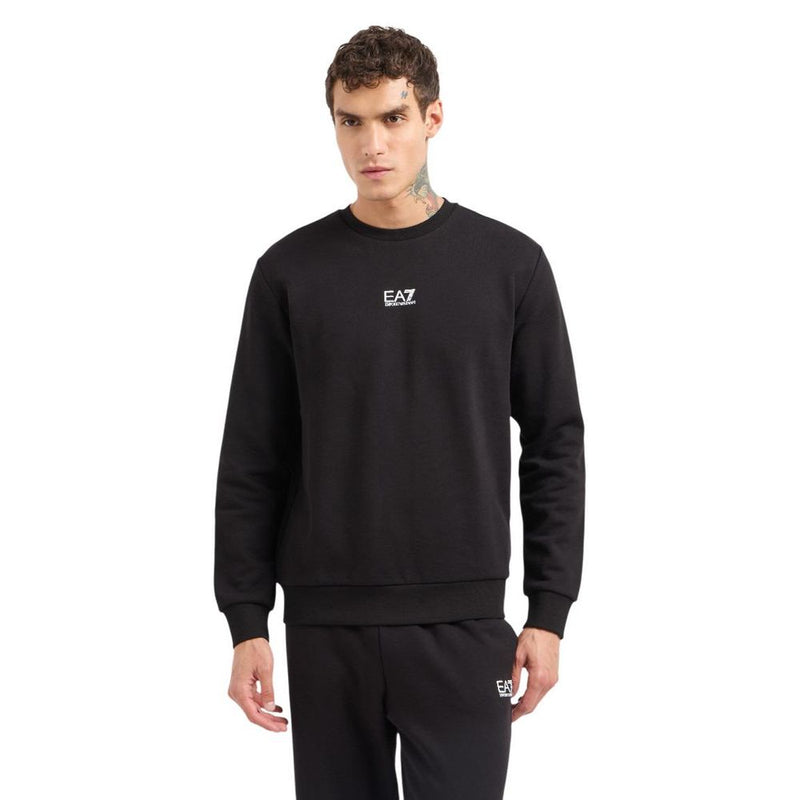 EA7 Emporio Armani zwart katoenen sweatshirt