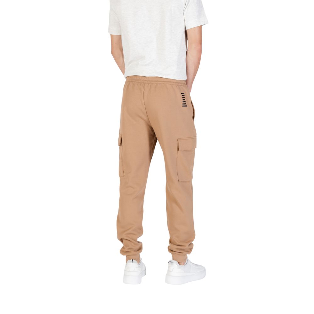 EA7 Emporio Armani Beige Katoenen Joggingbroek